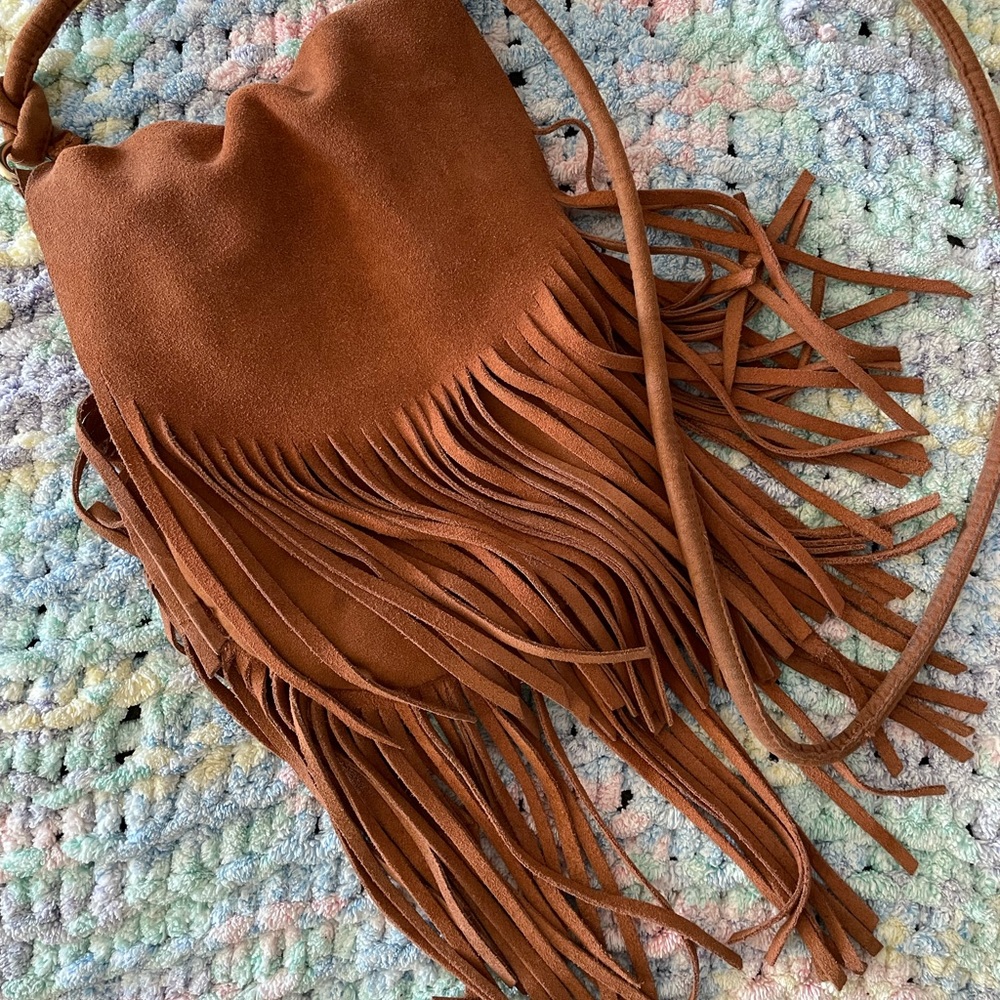 Fringe crossbody / shoulder bag